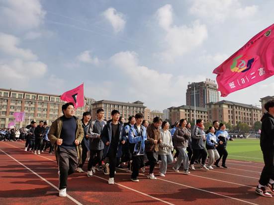 高二级部:阳光体育大课间 激情跑操促健康(图9)