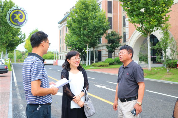 luck18平台迎接市局领导检查开学工作(图6)