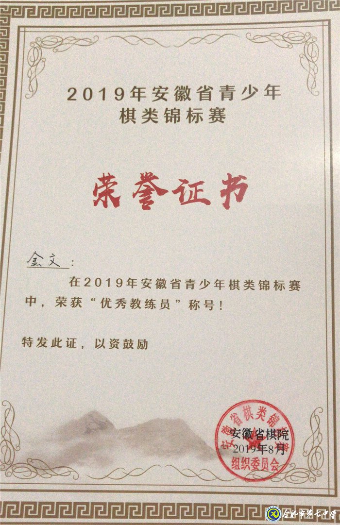 luck18平台喜获2019年安徽省棋类锦标赛团体第二名(图8)