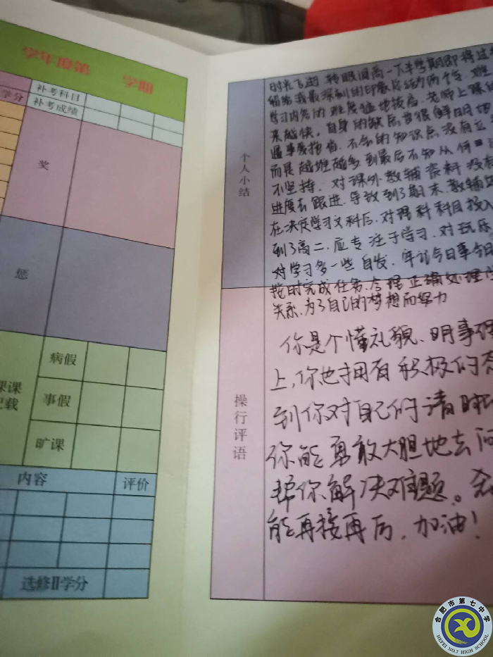 付莲莲 评语撰写.png